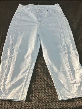 Old Navy Light Blue High-Rise Barrel Leg Jeans